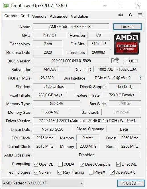 卡皇降临！AMD Radeon RX 6900XT显卡首发评测