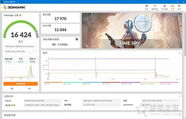 实装锐龙R7 5800X+RTX3080独显高性能静音电脑主机+附装机清单