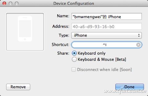 【技巧】将Mac变为iPhone的专用外接键盘