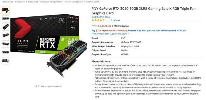 瞬间售罄的 RTX 3080 价格被炒到 7 倍，英伟达回应「八大问」，建议别买黄牛卡