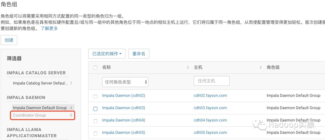 如何为Impala Daemon服务配置Executor和Coordinator角色