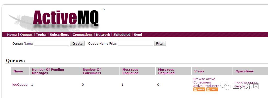 Spring+Log4j+ActiveMQ实现远程记录日志-Queue模式