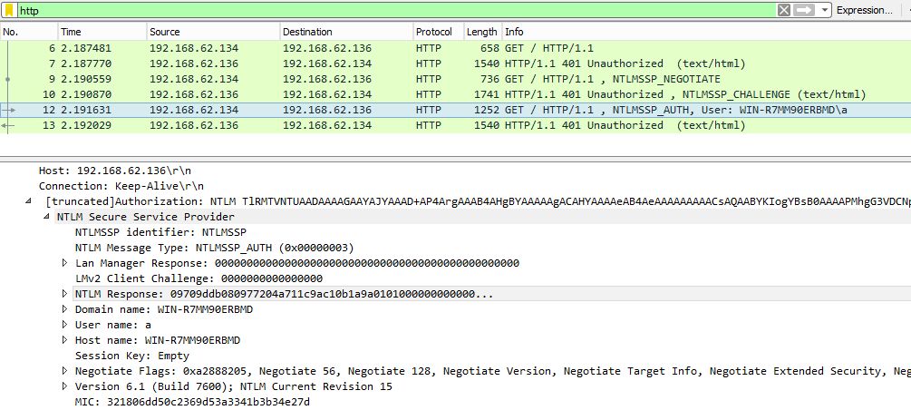 渗透技巧——通过HTTP协议获得Net-NTLM hash