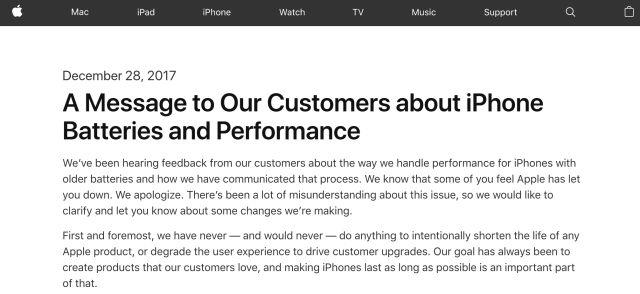 终于，苹果就老款iPhone“降速门”事件道歉了！