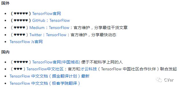 GitHub：TensorFlow最全资料集锦