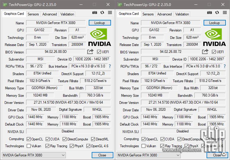 [评测]MSI GeForce RTX 3080 SUPRIM X 10G 评测