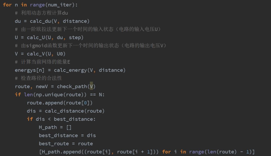 TSP问题—Hopfield神经网络算法