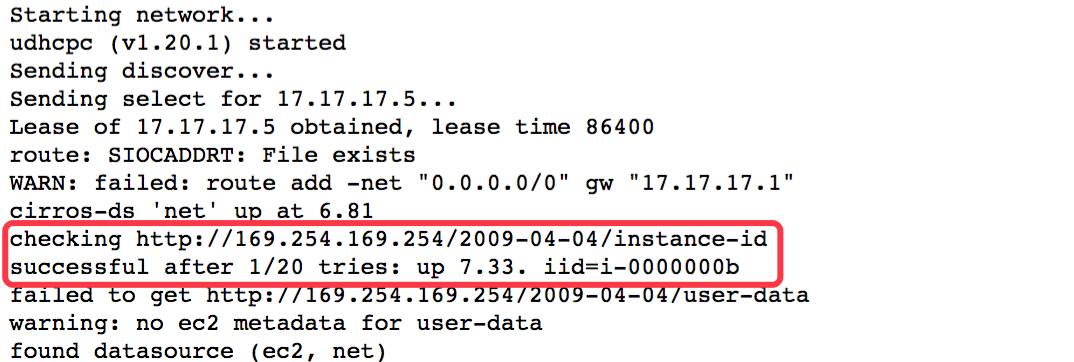 获取 metadata 的完整例子 - 每天5分钟玩转 OpenStack（166）