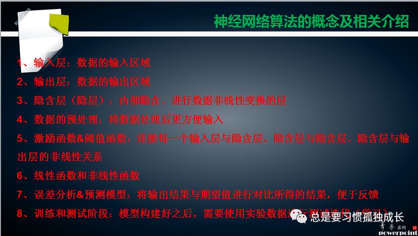 神经网络算法原理简介及应用