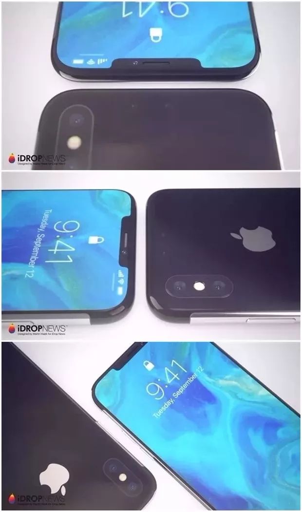 2018新款iPhone设计外型图曝光，最后的修改绝对你喜欢！