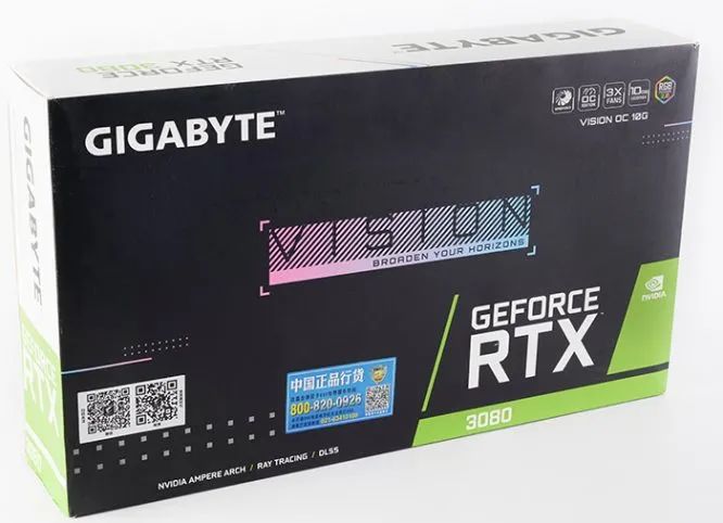 生产游戏两不误——技嘉 GeForce RTX 3080 VISION 雪鹰