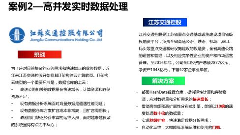 国内云端数据仓库——HashData行业实践