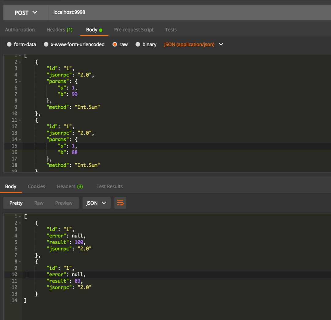 使用golang 实现JSON-RPC2.0