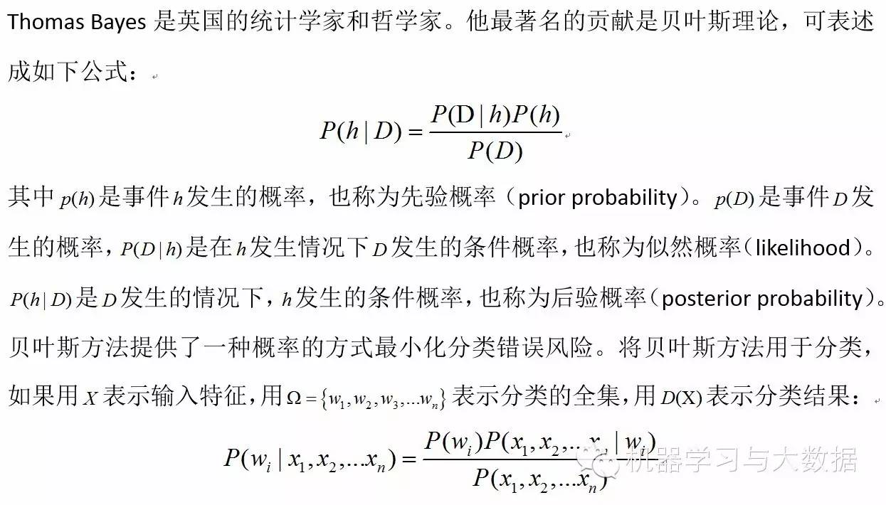 贝叶斯方法—高斯，多项式，伯努利朴素贝叶斯分类