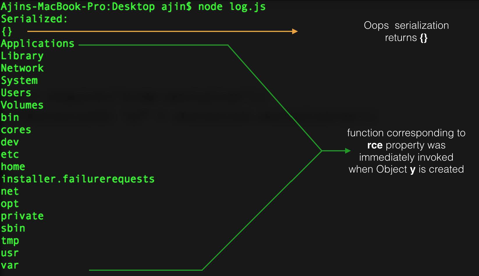 利用 Node.js 反序列化漏洞远程执行代码