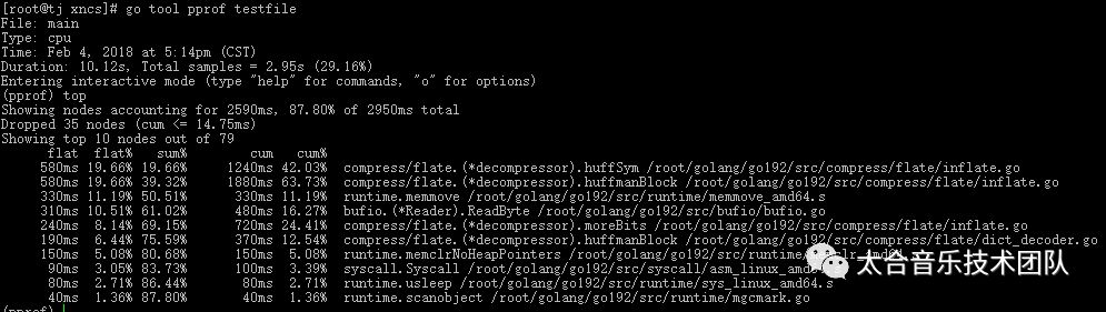 Golang pprof解读