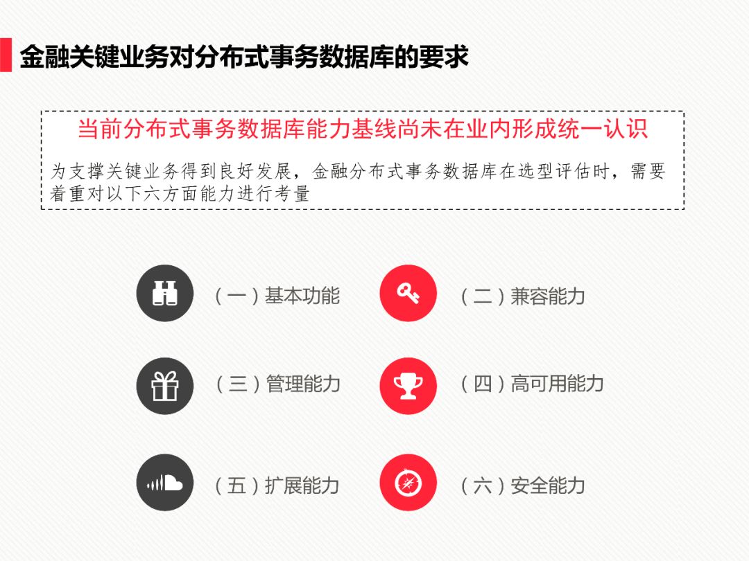 PPT | 中国信息通信研究院工程师马鹏玮： 金融分布式事务数据库白皮书和标准解读