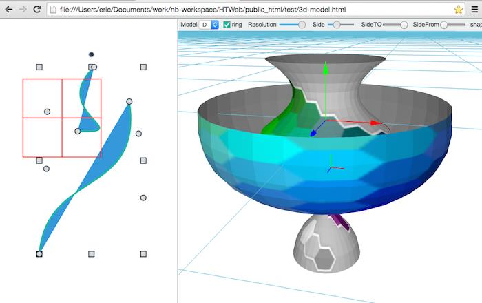 HT for Web自定义3D模型的WebGL应用