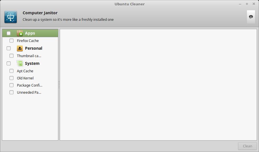 使用 Ubuntu Cleaner 为 Ubuntu/LinuxMint 释放空间