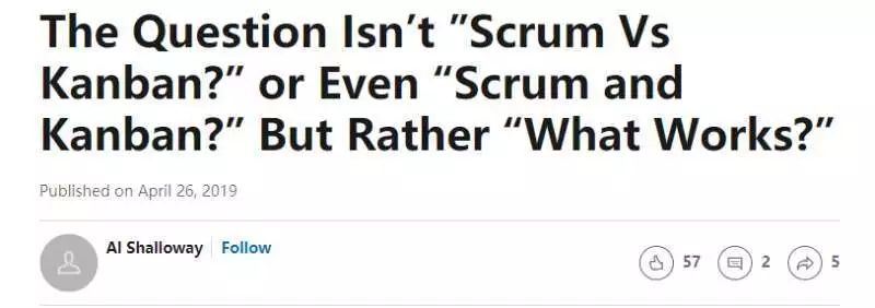 用Scrum 还是 Kanban？终于有人整明白了