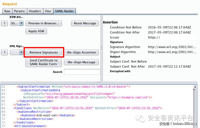 利用XML签名攻击绕过SAML 2.0 SSO