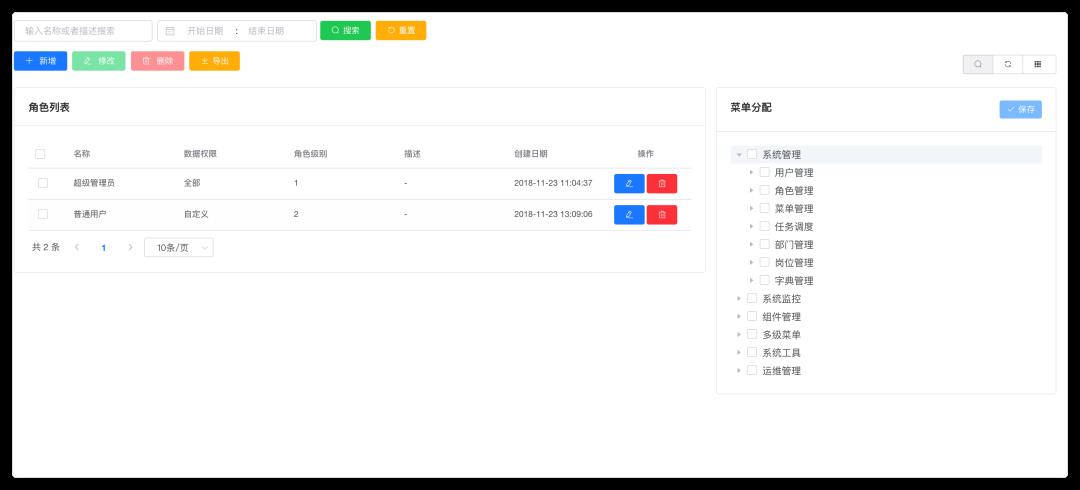 一份热乎的 SpringBoot 前后端分离后台管理系统分析！分模块开发、RBAC权限控制...