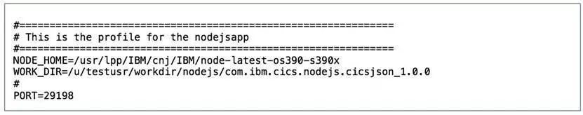 在Node.js应用中调用CICS JSON web service