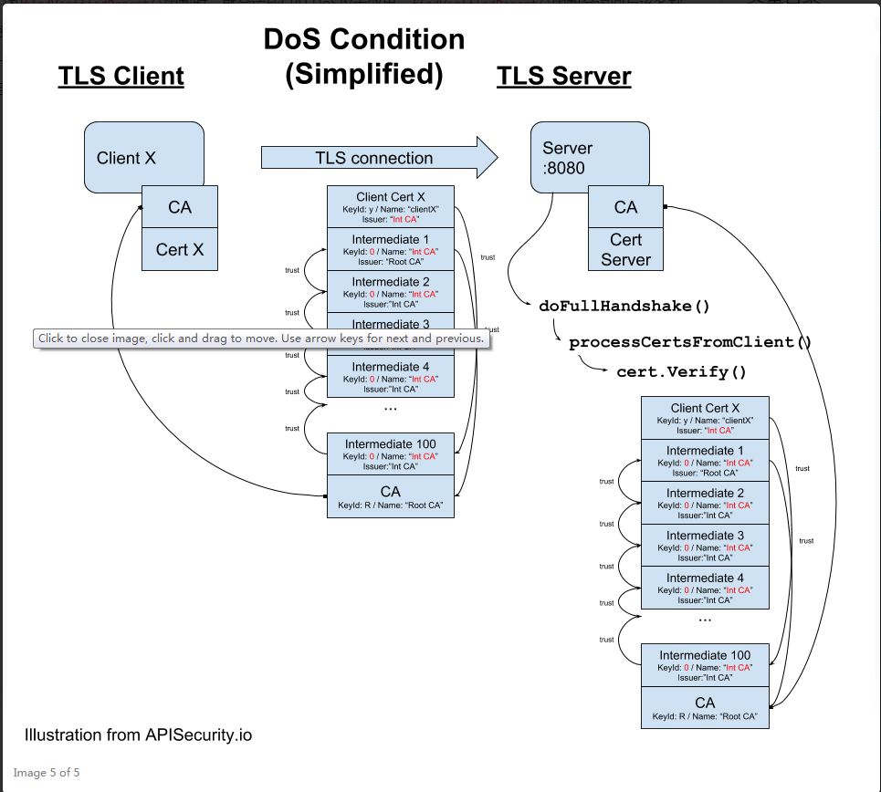 Golang TLS双向身份认证DoS漏洞分析（CVE-2018-16875）