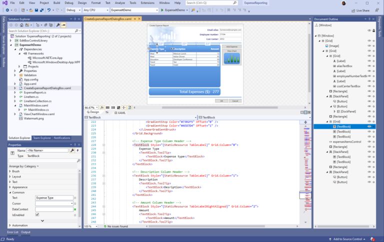 【译】Visual Studio 2019 中 WPF & UWP 的 XAML 开发工具新特性