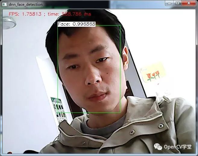 OpenCV基于残差网络实现人脸检测