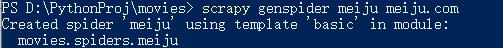 初识python爬虫框架Scrapy