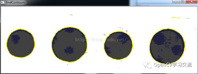 【OpenCV】找圆方法（阈值分割：大律算法otsu）