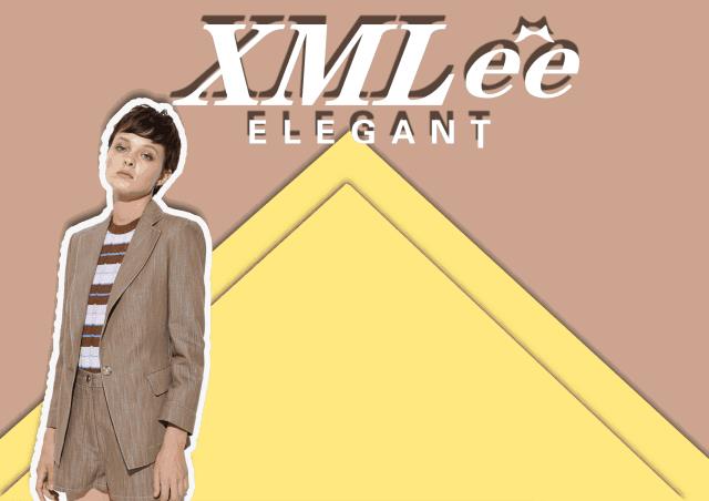 XMLéè | 西服 硬朗里的柔美