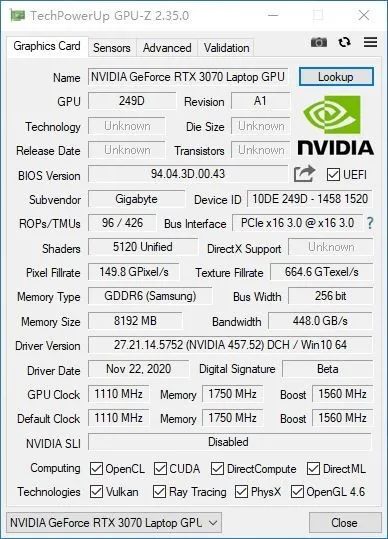 真·光追显卡！RTX 3060/3070性能测试