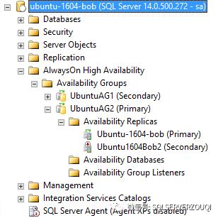 Ubuntu上配置SQL Server AlwaysOn