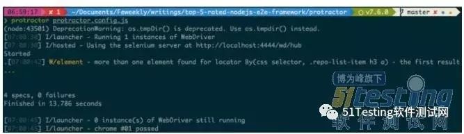 五款最热的Node.js端到端测试框架评测