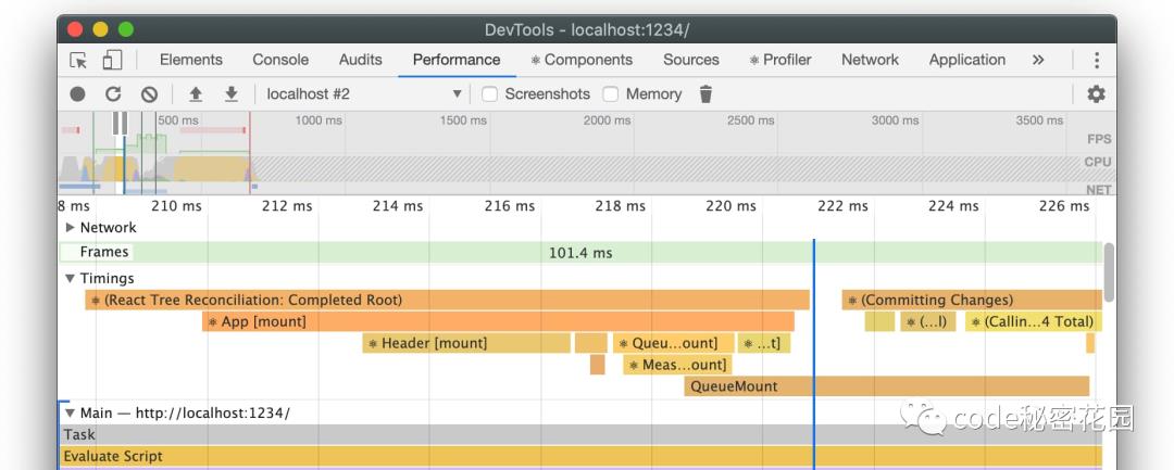 分析 React 组件的渲染性能