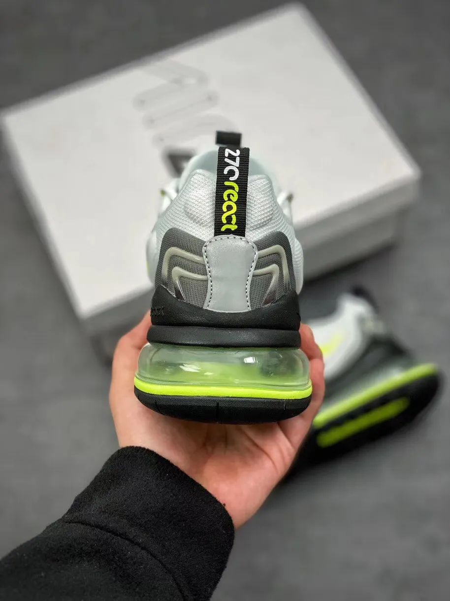 Air Max 270 REACT 三代 官网同步上架 实拍出货 高品质透气网面 MD发泡大底 缓震跑步鞋 码数：36-45