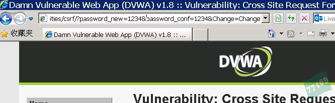 DVWA之CSRF跨站脚本攻击