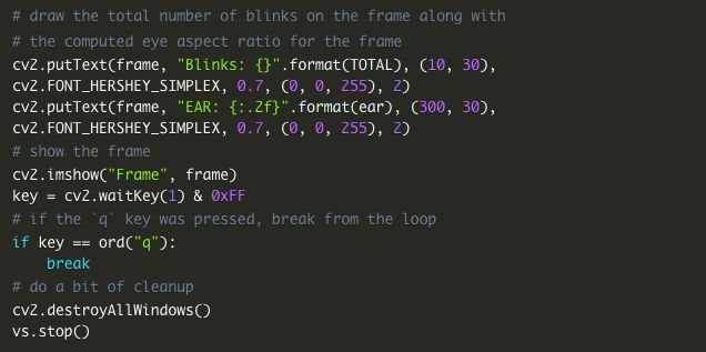 教你快速使用OpenCV/Python/dlib进行眨眼检测识别！