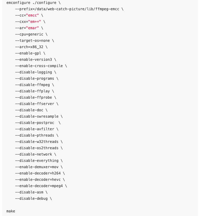 前端视频帧提取 ffmpeg + Webassembly