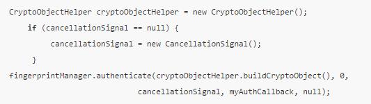 安卓指纹对称加密及登录功能的简单实现