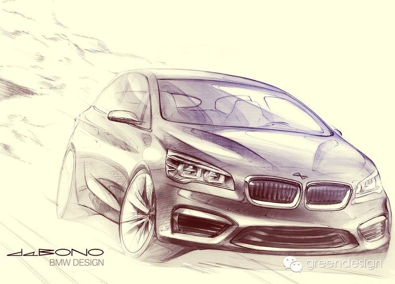 Sketch | 五年内车型原厂图总结：BMW 48款车型内外饰作品