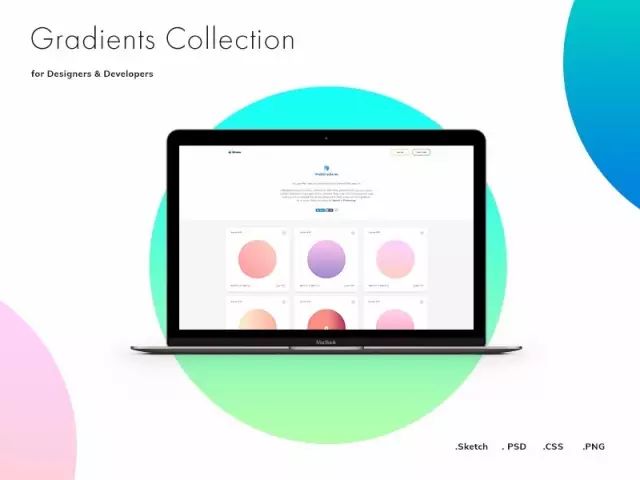 不要瞎找了！全网最全的渐变配色PSD+SKETCH+XD源文件都在这！