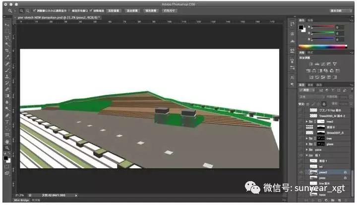 SketchUp 不渲染如何能做出竞赛风格的高大上效果图？