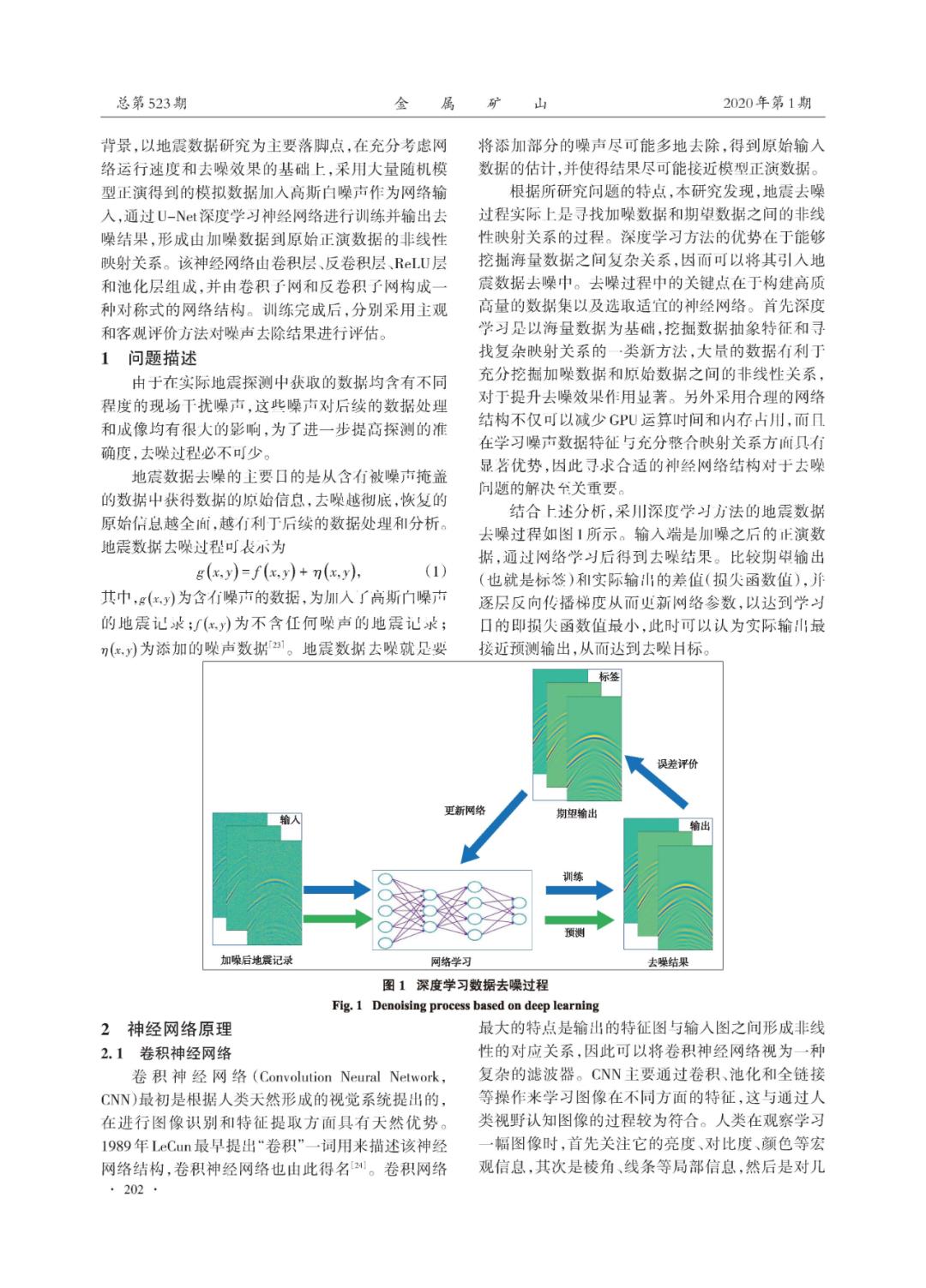 张攀龙等：基于U-Net深度神经网络的地震数据去噪研究