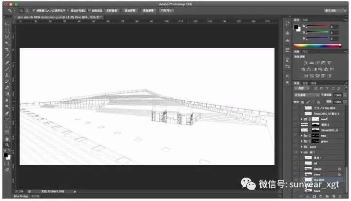 SketchUp 不渲染如何能做出竞赛风格的高大上效果图？