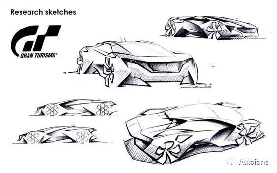 Nice sketch!汽车设计海量草图线稿