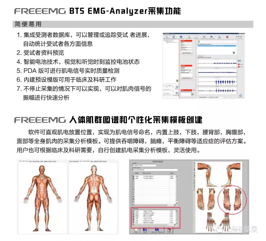 BTS EMG-Analyzer动态肌电讯号分析软件