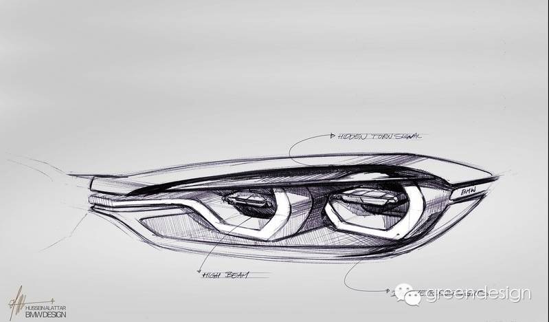 Sketch | 五年内车型原厂图总结：BMW 48款车型内外饰作品